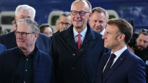 Vizitë historike në Kiev: Merz, Macron, Starmer dhe Tusk bashkohen për paqen në Ukrainë