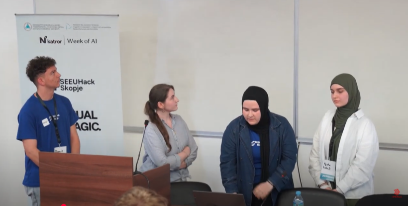 (VIDEO) N’katrori sjell së bashku inovatorë të rinj në “Seeuhack Skopje 2025”