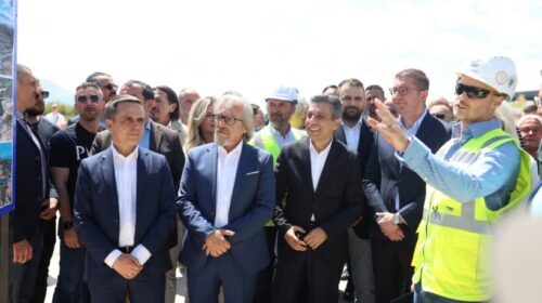 (VIDEO) Krerët e shtetit lavdërojnë veten për autostradën e re Tetovë – Gostivar