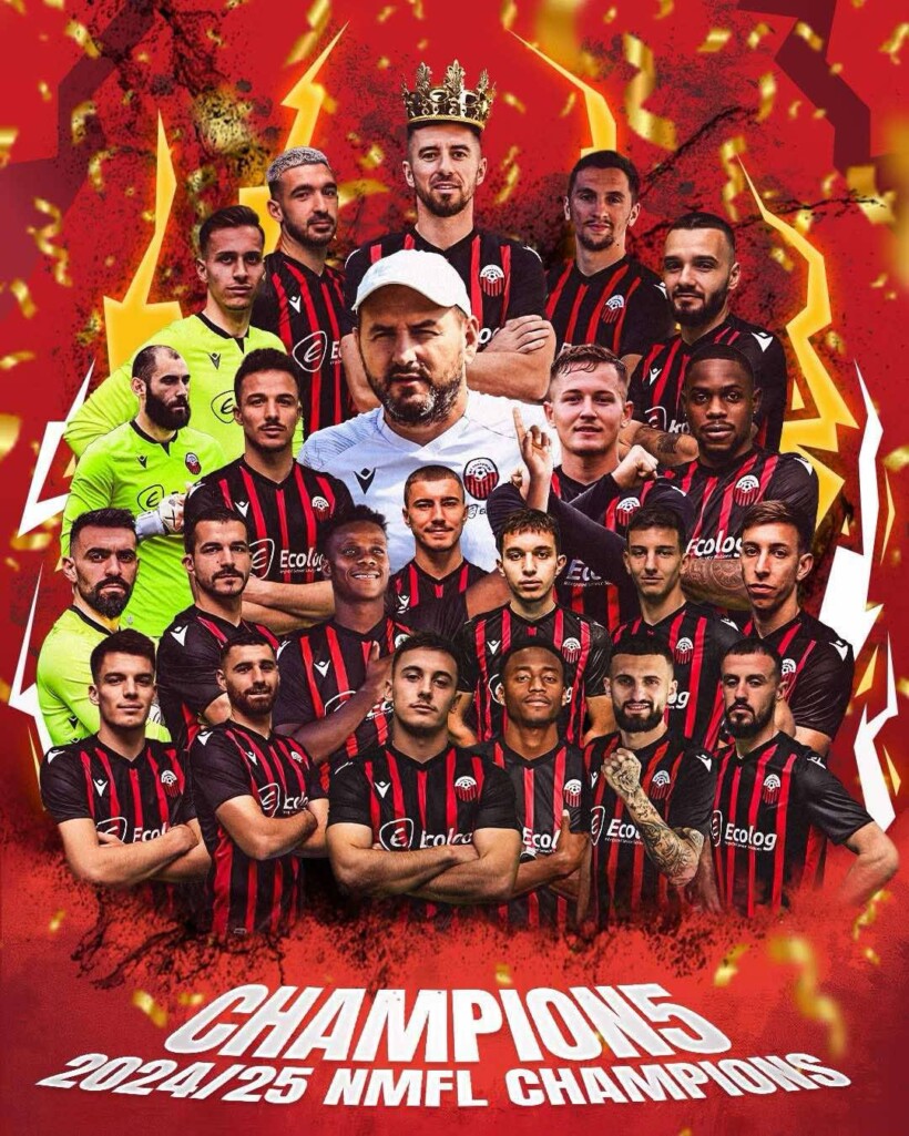 Shkëndija zyrtarisht kampion i sezonit 2024/25 në Ligën e Parë