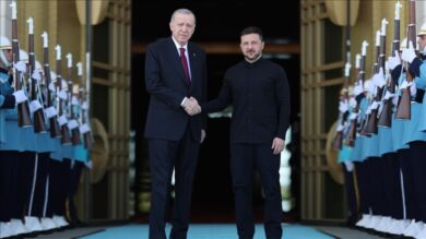 Rexhep Tajip Erdogan dhe Volodimir Zelensky