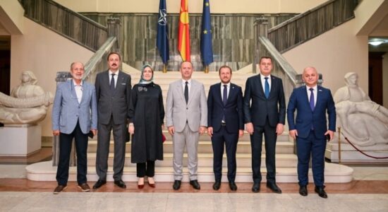 Afrim Gashi takohet me delegacionin e Grupit Ndërparlamentar të Miqësisë Turqi – RMV