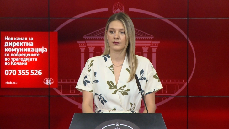 Miteva: Kanal i ri për komunikim të drejtpërdrejtë me të lënduarit në tragjedinë e Koçanit – 070 355 526
