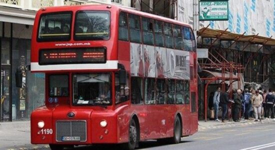 Gjatë fundjavës së zgjatur, transporti publik në Shkup me orarin e të dielës