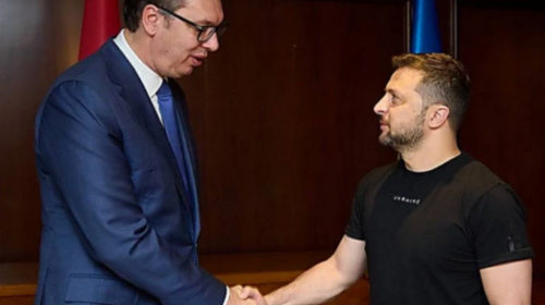 Vuçiq shkon në Ukrainë, por refuzon ta nënshkruajë deklaratën që dënon agresionin rus