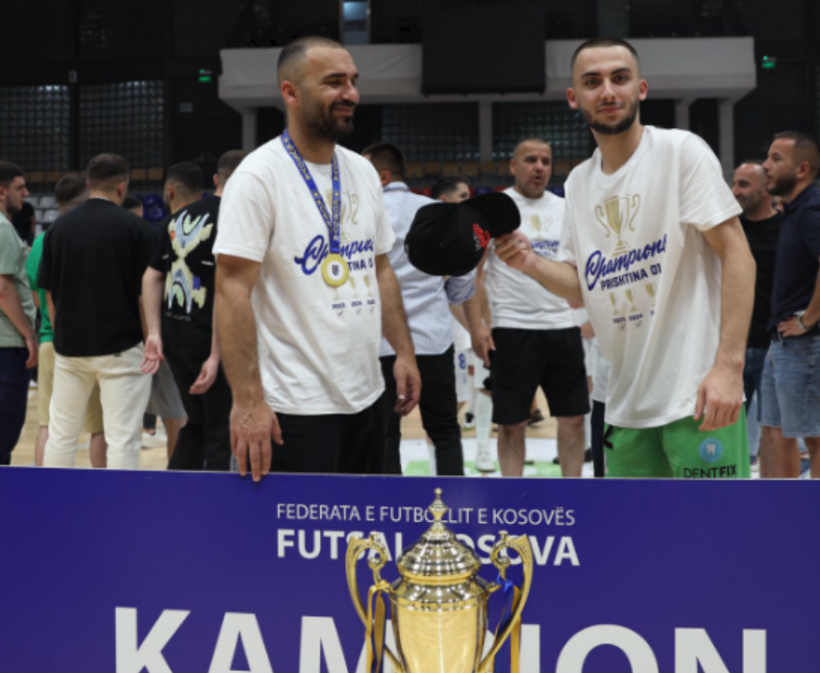 Ferid Agushi dhe Ensar Fera, kampion të dyfishtë në futsall në Kosovë