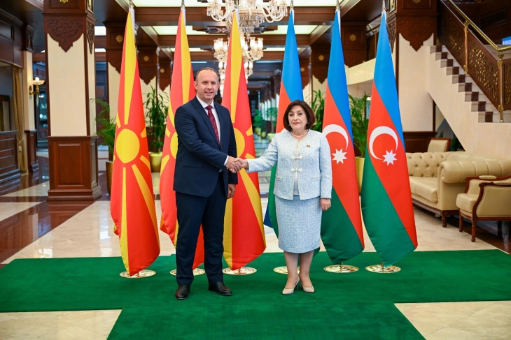 Gashi realizoi takim me kryetaren e Kuvendit të Azerbajxhanit, Sahiba Gafarova