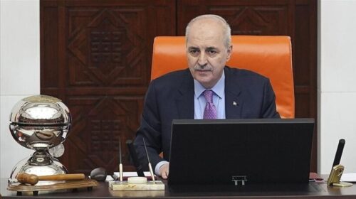 Numan Kurtulmuş zgjidhet sërish kryetar i Parlamentit të Turqisë