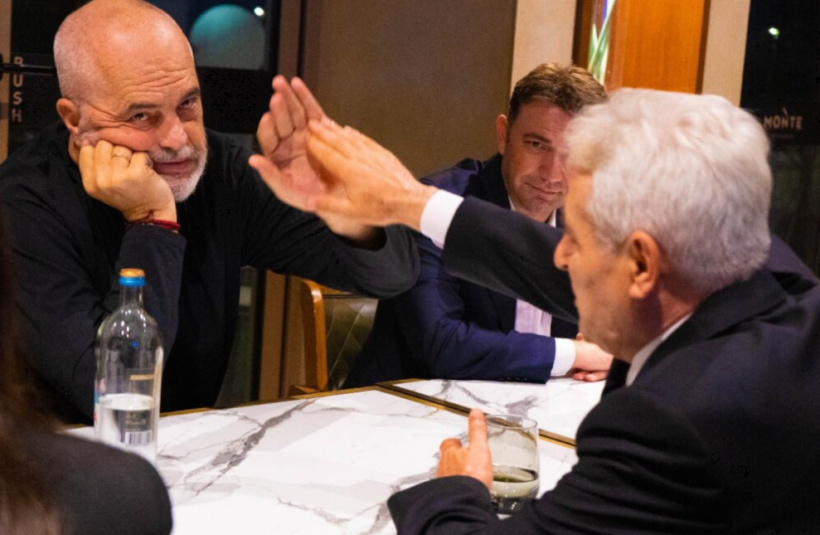 Takohen në Shkup Edi Rama dhe Ali Ahmeti