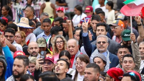 Venezuelë, marshim në mbështetje të paqes dhe kundër luftës në Lindjen e Mesme