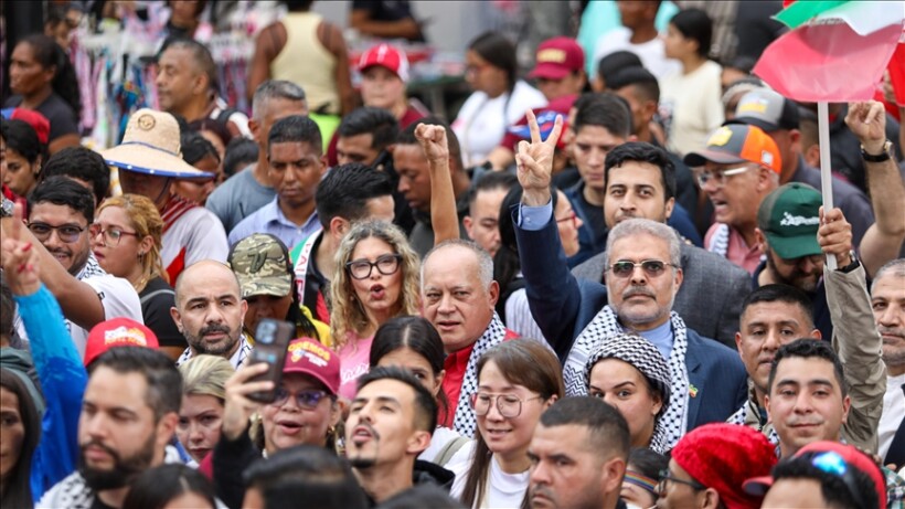 Venezuelë, marshim në mbështetje të paqes dhe kundër luftës në Lindjen e Mesme