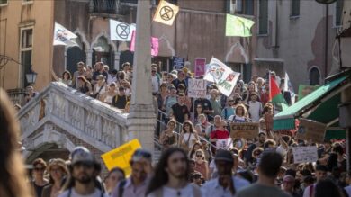 Venecia protestë