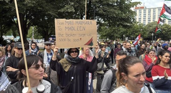 Protesta në Berlin kundër bastisjes izraelite ndaj anijes humanitare Madleen