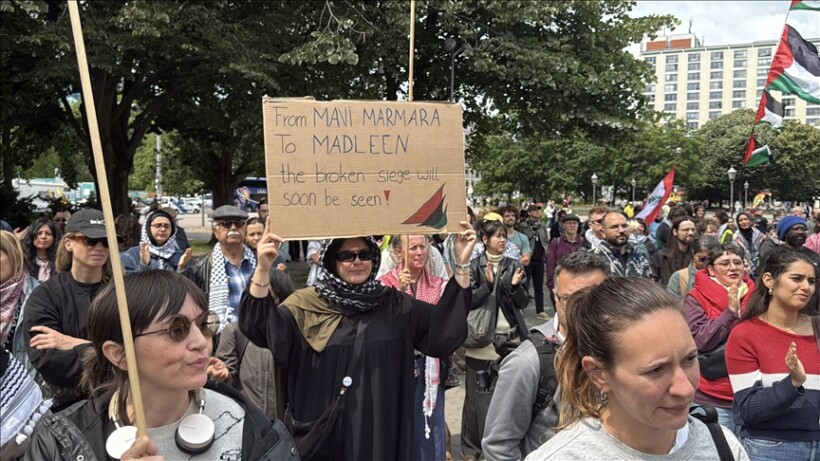 Protesta në Berlin kundër bastisjes izraelite ndaj anijes humanitare Madleen