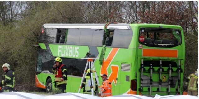 Rrokulliset një autobus në Gjermani, 20 të plagosur rëndë
