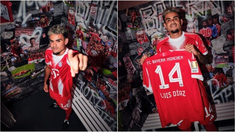 Bayern Munich zyrtarizon transferimin e Luis Diaz