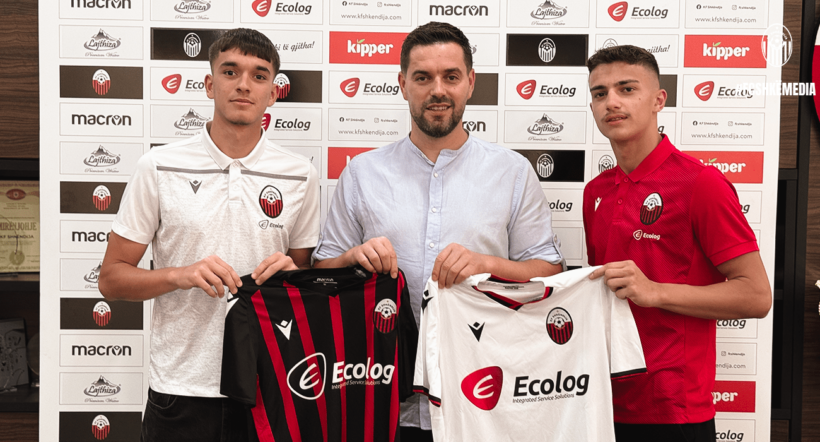 Shkëndija firmos kontrata profesionale me dy talentë të rinj