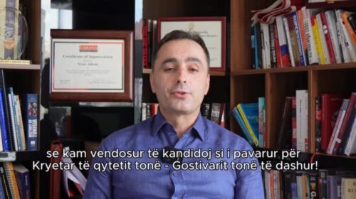 Visar Ademi shpall kandidaturën e pavarur për Komunën e Gostivarit