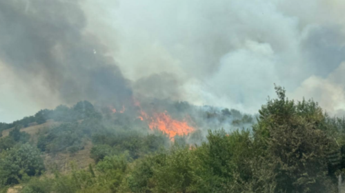 Zjarri po përhapet me shpejtësi drejt Bllacës dhe Çuçer-Sandevës, QMK kërkon ndërhyrje urgjente nga ajri