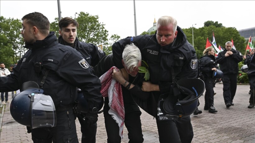 Gjermani, policia ndërhyn me forcë ndaj protestuesve propalestinezë në Berlin