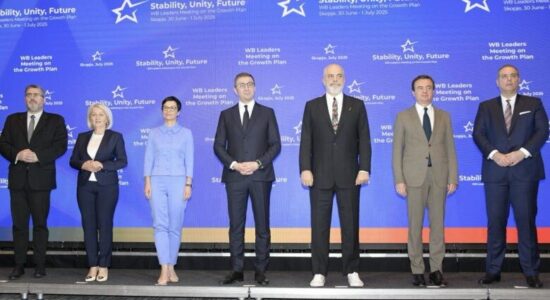 (VIDEO) Samiti BE – Ballkani Perëndimor, kryeministrat e Shqipërisë dhe Kosovës flasin për rrugën europiane