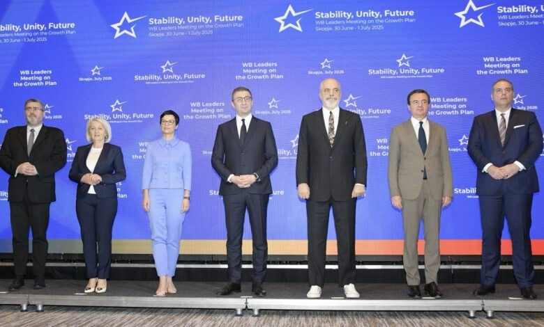 (VIDEO) Samiti BE – Ballkani Perëndimor, kryeministrat e Shqipërisë dhe Kosovës flasin për rrugën europiane