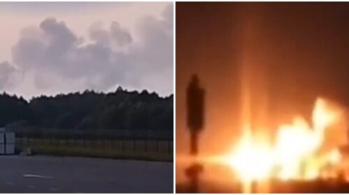 Sulme me dron në Rusi – goditen frabrika, stacione treni dhe qendra logjistike