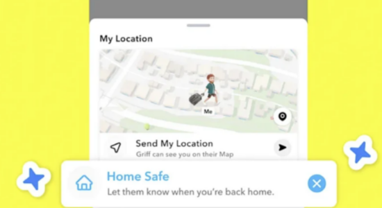 Snapchat mund të njoftojë automatikisht miqtë se përdoruesi ka arritur në shtëpi ‘shëndoshë e mirë’