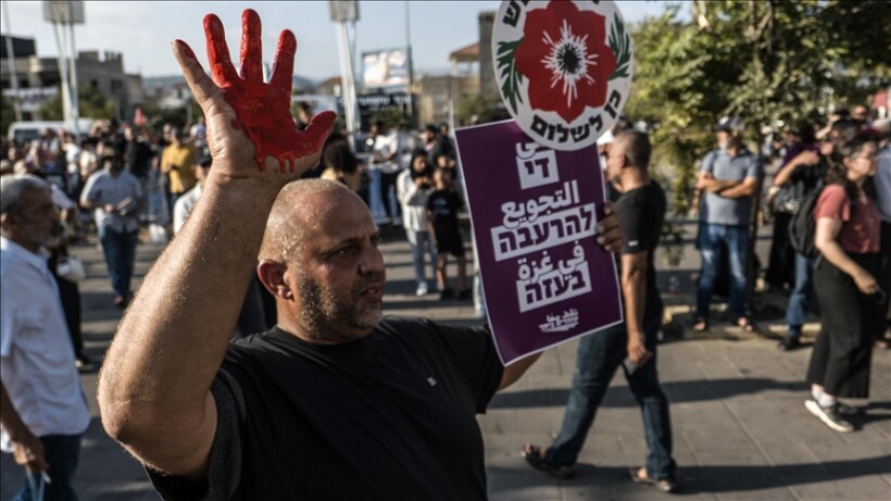 Palestinezët në Izrael protestojnë kundër urisë dhe gjenocidit në Gaza