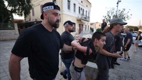 Policia izraelite ndërhyn me forcë në protestën në Haifa për Gazën, 20 të arrestuar