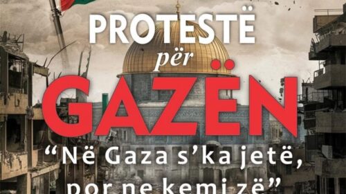 Të shtunën më 9 gusht në Prishtinë do të mbahet marsh paqësor në mbështetje për Gazën