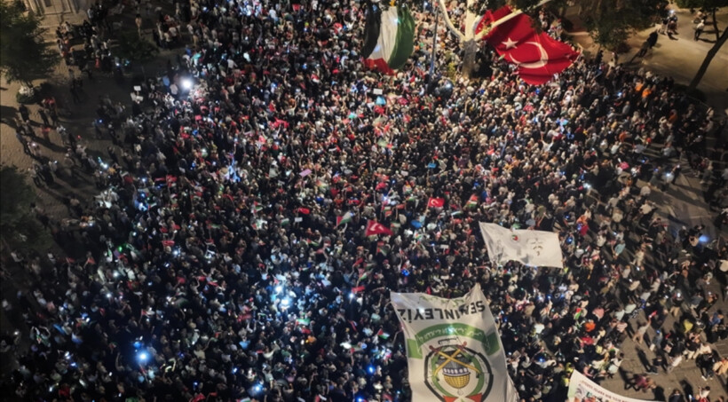 Mijëra qytetarë protestojnë në Stamboll kundër gjenocidit dhe urisë në Gaza