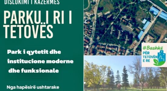 Bajram Rexhepi me projekt të ri për qytetin e Tetovës – dislokimi i Kazermës dhe tranformimi i saj në Park të Ri