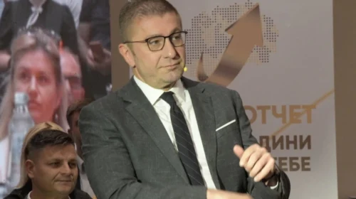 Mickoski: BDI është simbol i krimit, korrupsionit dhe paaftësisë