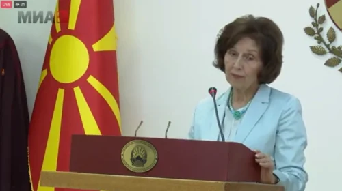 Siljanovska – Davkova: Gjendja e sigurisë është e qëndrueshme dhe nën kontroll