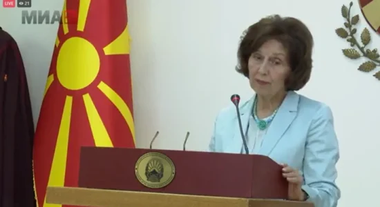 Siljanovska – Davkova: Gjendja e sigurisë është e qëndrueshme dhe nën kontroll