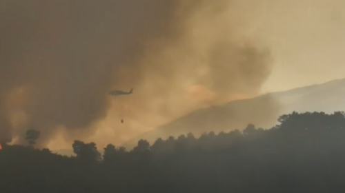 (VIDEO) Shqipëri, gjashtë fshatra të djegur në Gramsh, rritet numri i të evakuuarve