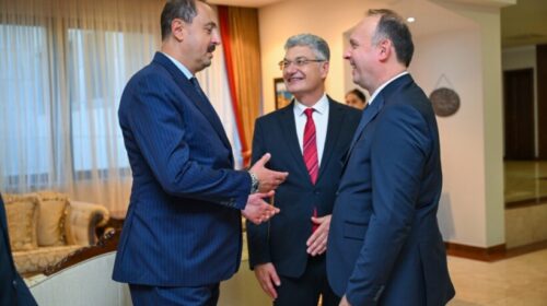 Afrim Gashi në takimin lamtumirës për drejtorin e Halkbank, Bilal Suçubaşı