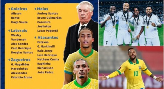 Ancelotti shpall listën e re të Brazilit, lë jashtë Neymarin dhe yjet e Real Madridit