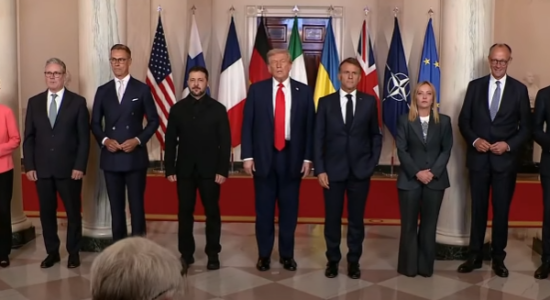 FOTO/ Publikohet foto familjare e Trump me Zelenskyn dhe liderët e BE-së