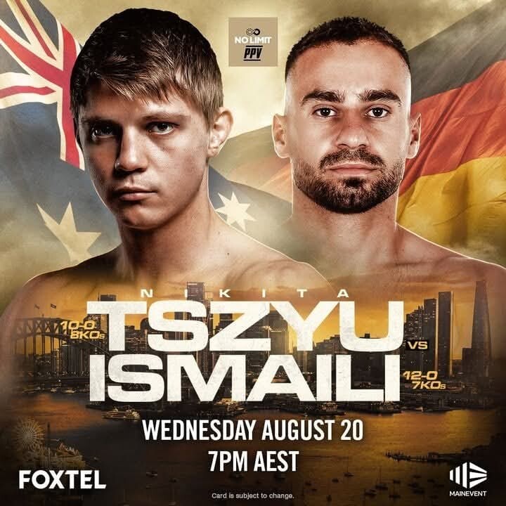 Lulzim Ismaili sonte në Australi përballet me Nikita Tszu
