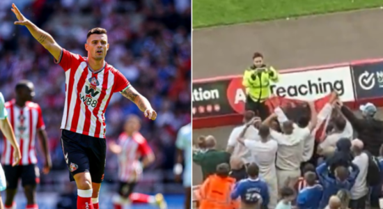 Granit Xhaka debuton te Sunderlandi, përshëndeti tifozët shqiptarë në stadium