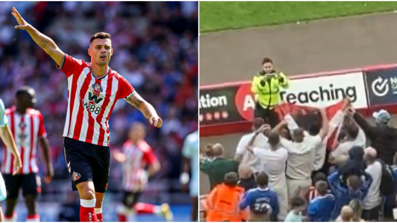 Granit Xhaka debuton te Sunderlandi, përshëndeti tifozët shqiptarë në stadium