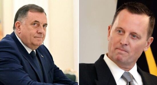 Grenell u takua fshehurazi me Dodikun në Mal të Zi