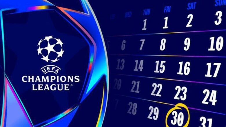 Konfirmohen të gjitha ndeshjet dhe oraret e fazës së ligës në Ligën e Kampionëve 2025/26