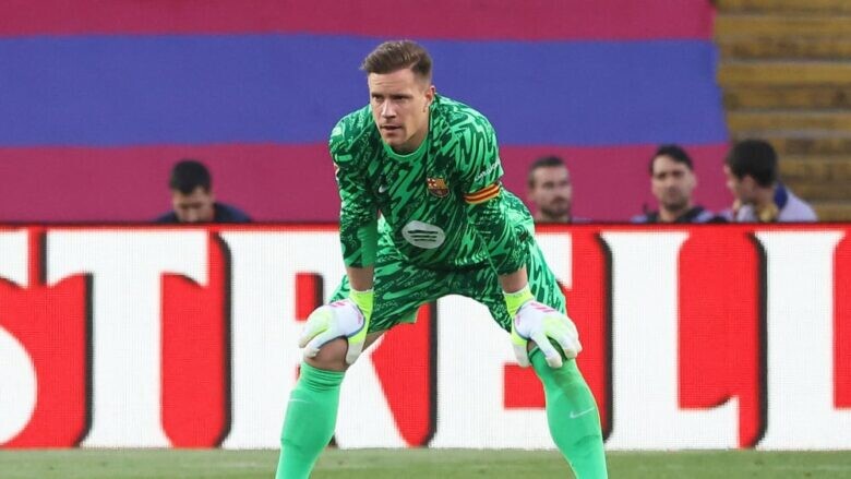 Ter Stegen thyen heshtjen pasi iu hoq shiriti i kapitenit të Barcelonës