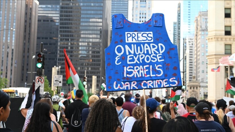 Protestuesit pro-palestinezë në Chicago kërkojnë lirimin e palestinezëve të burgosur