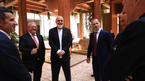 Edi Rama dhe Duka kërkesë Ceferin, duan që në Shqipëri të organizohet finalja e madhe europiane