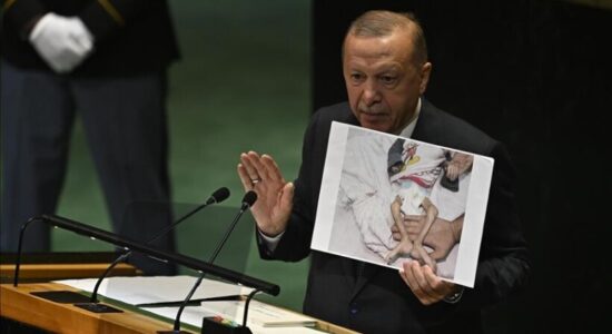 Erdoğan thirrje liderëve botërorë në Asamblenë e Përgjithshme të OKB-së të veprojnë për të ndihmuar palestinezët