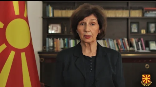 Video porosi nga presidentja Siljanovska – Davkova me rastin e 80-vjetorit të themelimit të OKB-së